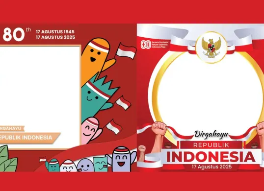 Twibbon HUT RI ke-80 tahun 2025 menjadi simbol semangat kemerdekaan di era digital, mempersatukan bangsa lewat ruang media sosial. (Sumber: Poskota/Yusuf Sidiq)