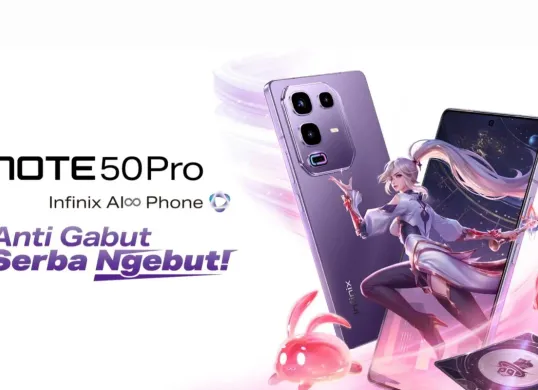 Ilustrasu HP Infinix Note 50 Pro. (Sumber: infinix)