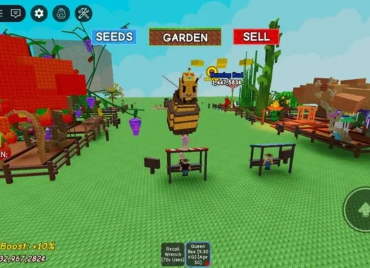 Queen Bee Jadi Incaran! Simak Cara Mendapatkannya di Roblox Grow A Garden dengan Efektif (Sumber: Dok/Roblox)