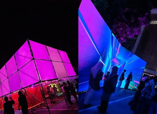 Ilustrasi Jakarta Light Festival 2025. (Sumber: Instagram)