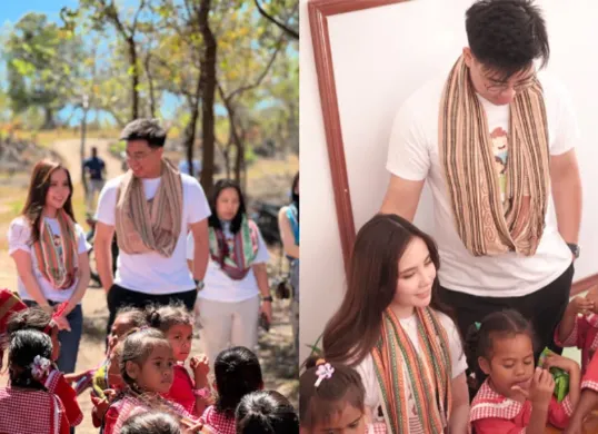 Agatha Chelsea dan Timothy Ronald wujudkan mimpi 1.000 sekolah di Indonesia. Kupang jadi langkah awal! (Sumber: Instagram/@timothyronaldd)