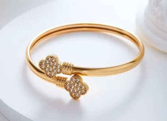 10 Model Gelang Emas 5 Gram Terbaru 2025: Desain Elegan untuk Harian dan Investasi (Sumber: Pinterest)