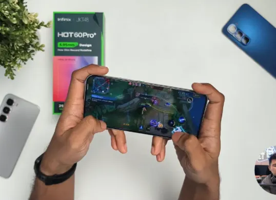 infinix Hot 60 Pro Plus (Sumber: YouTube/Dimas Sampurno)