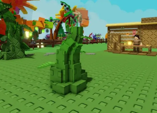 Tanaman prickly di event Beanstalk Grow a Garden Roblox (Sumber: Beebom)