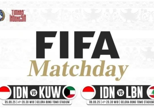 Penjualan tiket FIFA Matchday 2025 antara Timnas Indonesia vs Kuwait dan Lebanon resmi dibuka. (Sumber: Instagram/@pssi)