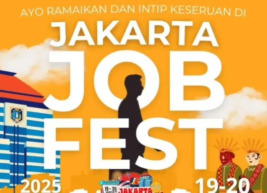 Jobfest Jakarta 2025 buka kesempatan lowongan kerja bagi warga Jakarta. (Sumber: Instagram)