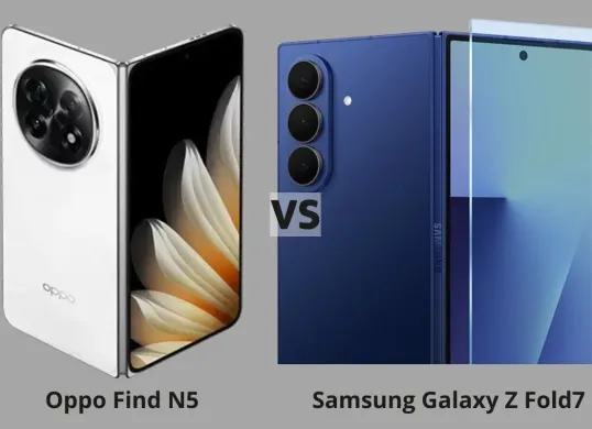 Oppo Find N5 vs Samsung Galaxy Z Fold 7 (Sumber: Canva Edit)