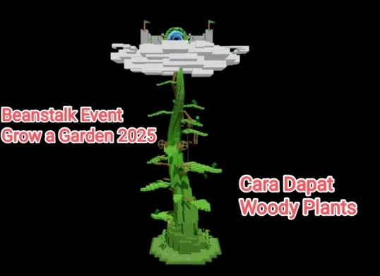 Ilustrasi - Event Beanstalk Grow a Garden di Roblox. (Sumber: Grow a Garden Fandom)