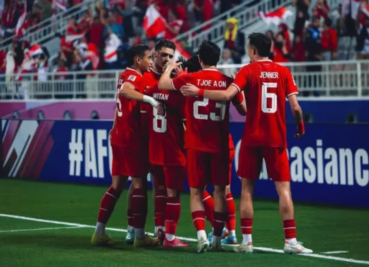 Potret pemain Timnas Indonesia di lapangan. (Sumber: Instagram/@nathantjoeaon)