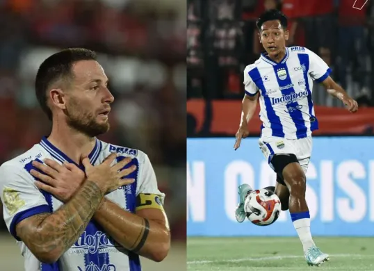 2 pemain Persib Bandung, Marc Klok dan Beckham Putra dipanggil Timnas Indonesia. (Sumber: Persib)