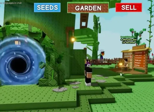 Ilustrasi gameplay Roblox di event Beanstalk. (Sumber: YouTube/RFG)