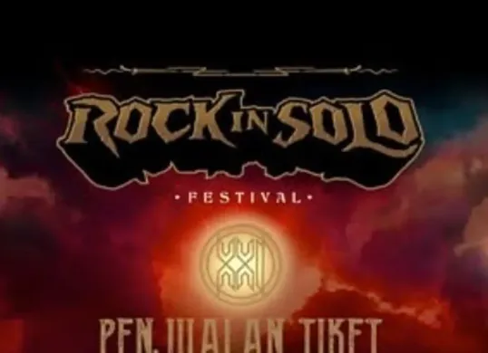 Harga tiket Rock in Solo Festival 2025 (Sumber: Instagram @rockinsolofestival)