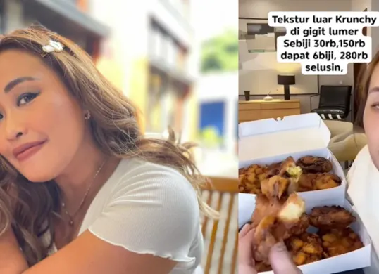 Pisang goreng Pinkan Mambo seharga Rp200 ribu untuk 6 potong jadi perbincangan warganet. (Sumber: TikTok/@susanwila99)
