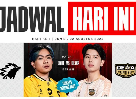 Duel perdana Mobile Legends Professional League Indonesia (MPL ID) Season 16 akan mempertemukan Onic Esports melawan Dewa United Esports. (Sumber: Instagram/@mpl.id.official)
