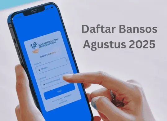 Informasi pencairan bansos Agustus 2025. (Sumber: Istimewa)