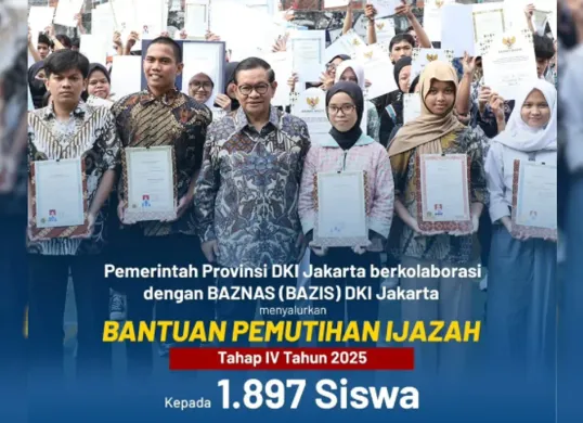 Pemprov DKI tidak hanya beri bantuan pemutihan ijazah, tetapi juga ajak 1.000 penerima KJP Plus Edutrip ke museum untuk perluas wawasan. (Sumber: Instagram/@disdikdki)