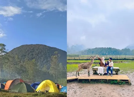 Rekomendasi Destinasi Wisata Terbaik di Ciwidey, Bandung. (Sumber: kolase Instagram)