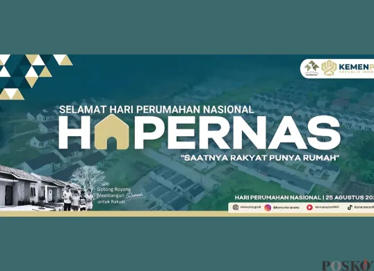 Hari Perumahan Nasional alias HAPERNAH Diperingati Tiap Tanggal 25 Agustus, Berikut Penjelasannya (Sumber: Kementerian Perumahan dan Kawasan Pemukiman RI)