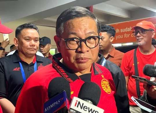 Potret Gubernur Jakarta, Pramono Anung. (Sumber: Poskota/M. Tegar Jihad)