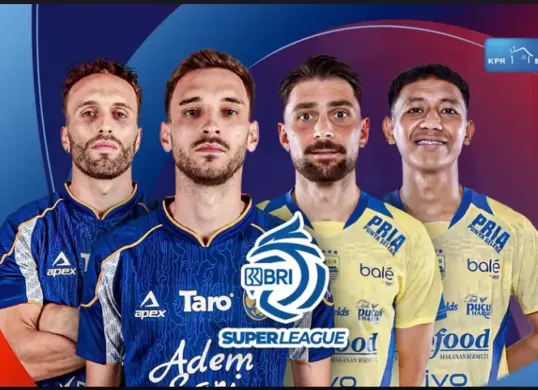 Live streaming PSIM vs Persib Bandung pada BRI Super League 2025/2026, sore ini kick off pukul 15.30 WIB (Sumber: Vidio.com)