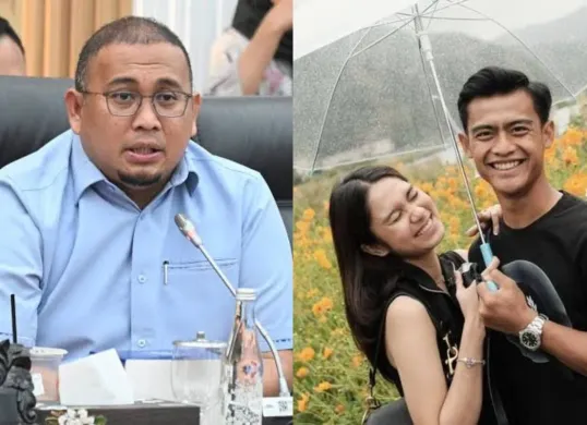 Andre Rosiade bungkam di tengah perceraian Azizah Salsha dan Pratama Arhan. (Sumber: kolase Instagram)