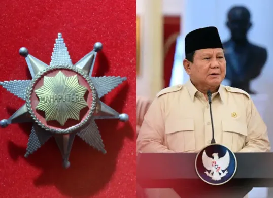 Tanda kehormatan Bintang Mahaputera Utama. (Sumber: Istimewa)