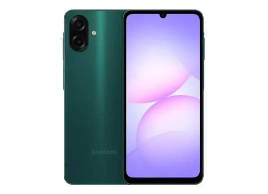 Salah satu daftar rekomendasi HP Samsung terbaik 2025, Samsung Galaxy A07. (Sumber: Samsung)