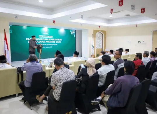Baznas menggelar Rapat Koordinasi Nasional (Rakornas) dan BAZNAS Awards 2025 di Jakarta, pada 26-29 Agustus 2025. (Sumber: Dok. Baznas)