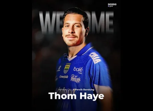 Gelandang Timnas Indonesia, Thom Haye resmi bergabung ke Persib Bandung. (Sumber: Instagram/@seaasiagoal)