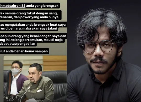 Ferry Irwandi Sebut Mulut Ahmad Sahroni Andil dalam Tragedi Ojol (Sumber: Instagram/@irwandiferry)