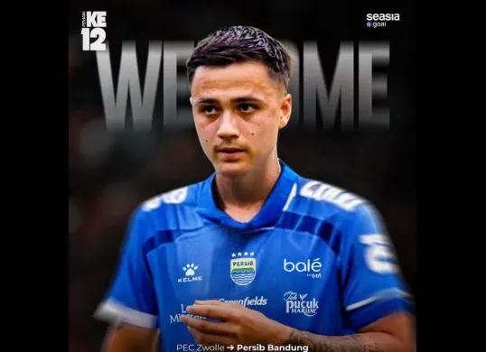 Bek sayap Timnas Indonesia, Eliano Reijnders gabung ke Persib Bandung. (Sumber: Instagram/@seaasiagoal)