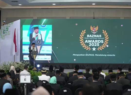 Baznas Award 2025 digelar memberikan penghargaan kepada 906 penggerak zakat, baik tingkat lembaga maupun perorangan. (Sumber: Dok. Baznas)