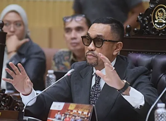 Ahmad Sahroni resmi dimutasi dari jabatan Wakil Ketua Komisi III DPR RI. (Sumber: nasdemdprri.id)