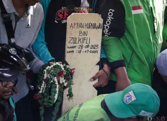 Affan Kurniawan pengemudi ojol yang tewas tertabrak kendaraan Brimob (Sumber: Poskota/Bilal Nugraha Ginanjar)