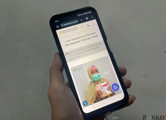 Cara cek penerima bansos Kemensos. (Sumber: Poskota/Faiz)