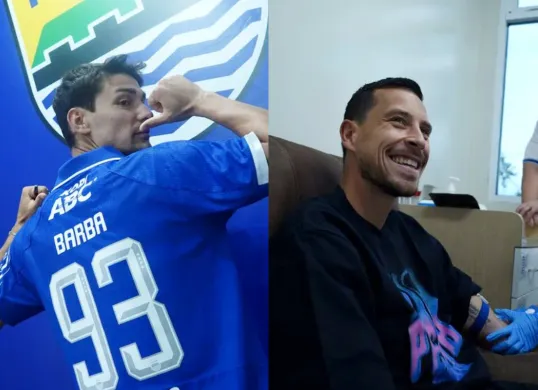 Potret pemain baru Persib Bandung, Federico Barba (kiri) dan Thom Haye (kanan) (Sumber: Persib)