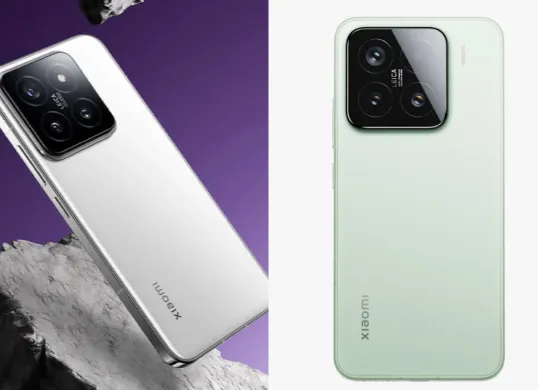 Xiaomi 14 (kiri) dan Xiaomi 15 (kanan) (Sumber: Xiaomi)