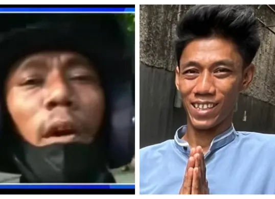 Driver Grab, M Abdul Gofur yang viral usai dikabarkan hilang di kawasan Kwitang, Senen, Jakarta Pusat karena diduga melontarkan kalimat kasar yang menyebut aparat Brimob. (Sumber: X/@_mardial)