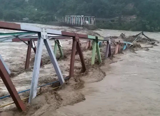 Salah satu titik bencana banjir di Provinsi Aceh. (Sumber: X/@zoelfick)