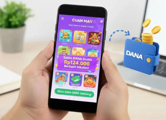 Cara klaim saldo DANA gratis dari aplikasi penghasil uang terbaru. (Sumber: Gemini AI)
