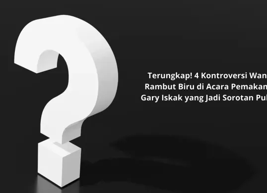 Viral Sosok Wanita Rambut Biru di Pemakaman Gary Iskak: Fakta, Kontroversi, dan Respons Publik (Sumber: Poskota/Yusuf Sidiq)