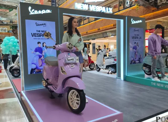 Program akhir tahun Piaggio Indonesia hadir dengan beragam penawaran untuk empat lini produk. (Sumber: Poskota/ Erwan Hartawan)