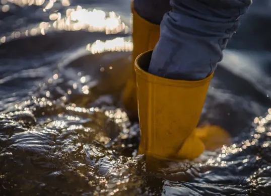 Ilustrasi bencana banjir. (Sumber: Freepik/@ninjason1)