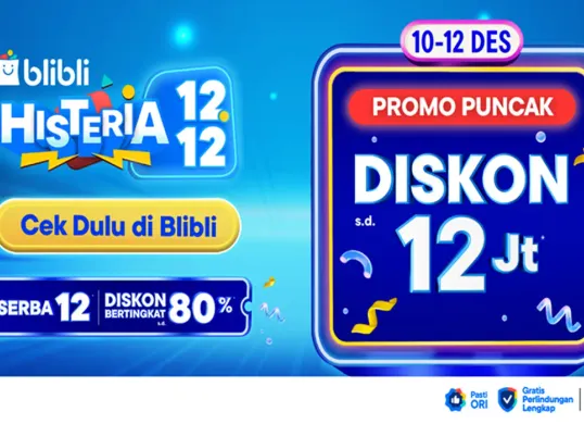 Blibli meluncurkan program promo belanja 12.12. (Sumber: Istimewa)