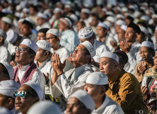 Potret Ribuan Massa Aksi Padati Aksi Reuni 212