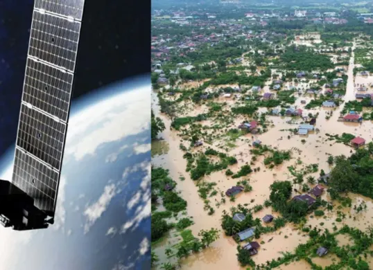 Bantuan internet satelit Starlink dari Elon Musk untuk korban banjir Sumatera diduga disalahgunakan, dugaan pungli di Aceh. (Sumber: X/@IndoPopBase)