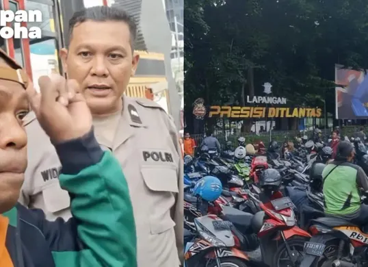 Tangkap layar pria mengeluhkan tarif parkir di Mapolda Metro Jaya. (Sumber: Instagram @folkkonoha)