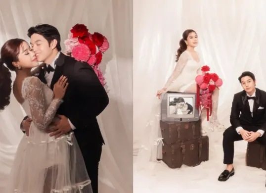 Potret Brisia Jodie dan Jonathan Alden yang telah resmi menikah. (Sumber: Instagram/@brisiajodie96)