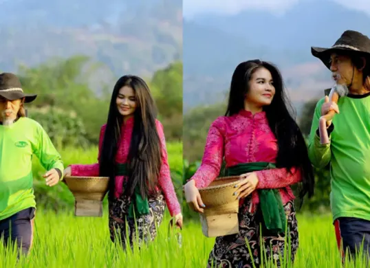 Epy Kusnandar telah berpulang. Fakta-fakta sosok Karina Ranau yang menemani perjuangan suami melawan penyakit hingga detik terakhir. (Sumber: Instagram/@karinaranau9)