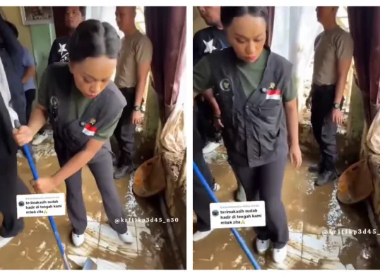 Aksi putri Ketua Umum PAN Zulkifli Hasan (Zulhas), Zita Anjani, menjadi sorotan publik setelah videonya beredar luas di media sosial. (Sumber: X/@neVerAl0nely)